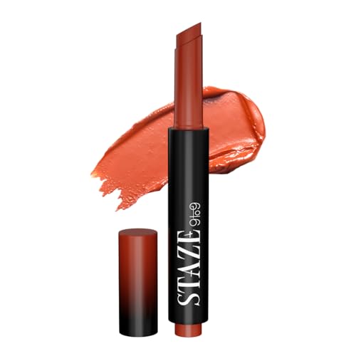 Image of Staze Y.U.M.M.Y Lip Gloss Balm | 3-in-1 Gloss + Tint + Balm | High-Shine Glossy Finish | With SPF 15 | Non-sticky Formula with Hyaluronic Acid & Shea Butter | 01 Salted Caramel | 2g