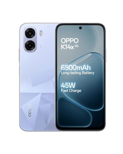 Image of OPPO K14x 5G Smartphone,Dual Camera, 48-Month Fluency Protection,Prism Violet:4G + 128 G