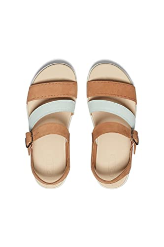 Image of KEEN Women's Ellecity Backstrap Open Toe Adjustable Comfortable Platform Wedge Sandal