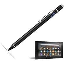 قلم حجري لقلم Amazon Fire 10 ، قلم EVACH الرقمي مع 1.5mm Ultra Fine Tip Stylus for Amazon Fire 10 ، Black