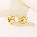14K Gold Earrings Studs for Womens Small Gold Knot Earring Twisted Love Knot Earrings Golden Jewelry