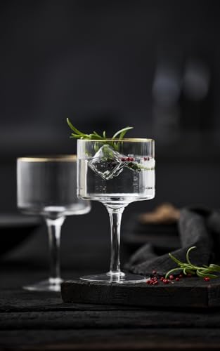 Set de 4 vasos Lyngby Glass Palermo Gold 320 ml miniatura 7