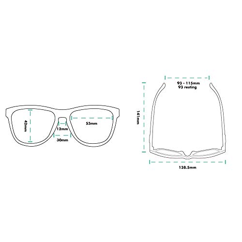 Óculos de Sol Goodr - Running - Figment’s Desert Tears
