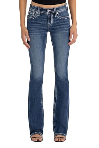 Miss Me Women's Divine Edge Mid Rise Bootcut Jeans2