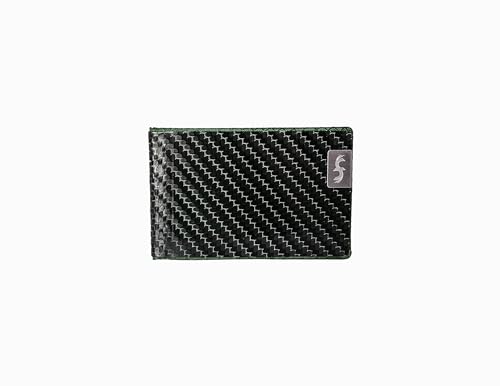 Common Fibers BIZ - Real Carbon Fiber RFID Blocking Business Card Holder Slim Wallet with Twill Weave2