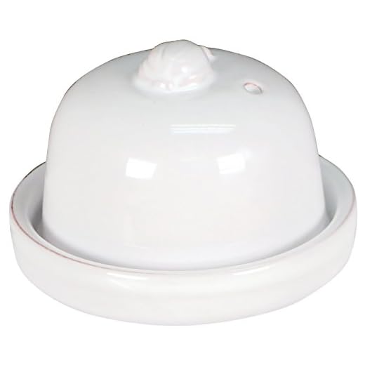Eurita by Reston Lloyd Terra Cotta Garlic Roaster, White