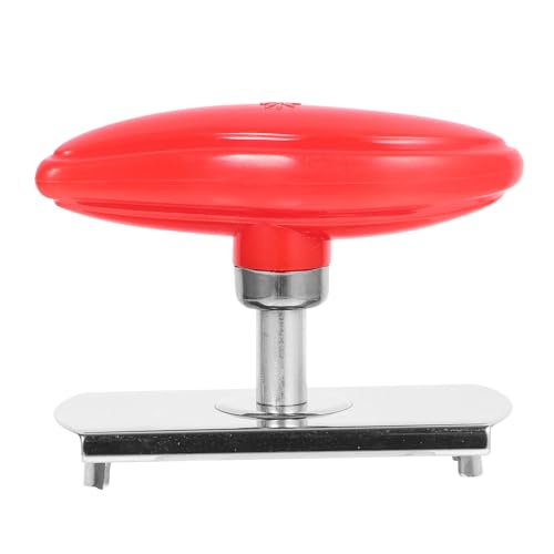 Didiseaon Abridor Multifunción Manual de Acero Inoxidable para Frascos y Botellas, Abridor Compacto para Tapas, Herramienta Práctica de Cocina en Color Rojo, Adecuado para Uso Doméstico