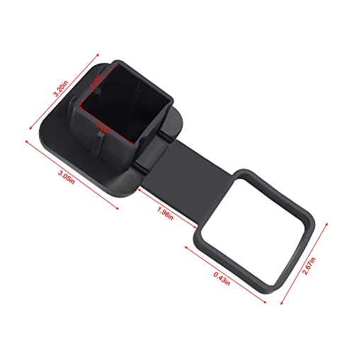 2Pcs 2 Inch Receiver Hitch Plug Insert Tube Hitch Plug Trailer Hitch Plug Receivertube Cover For Toyota Ford Jeep Chevrolet Nissan Dodge Ram Porsche Mercedes Benz Polaris Ranger Atv Utv Polaris #TOP5