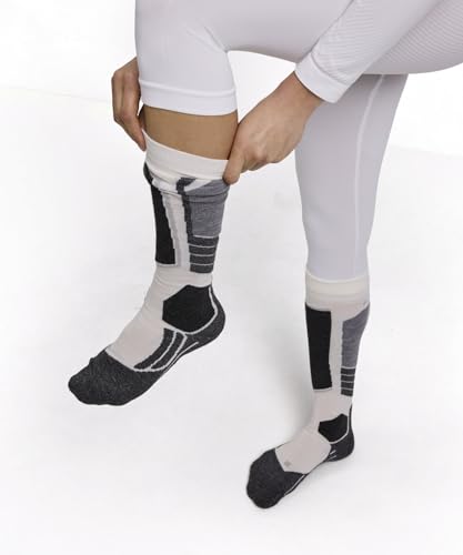 Image of Falke Women's Warm 3 /4 Tights 3 /4 Sport Tights Base Layer Bottom, Thermal Underwear, 1 Pair