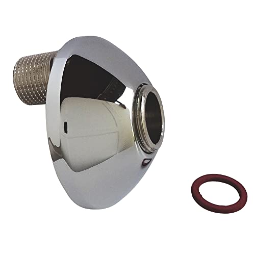 SOMATHERM for You 21 mm Chrome-Plated Eccentric Coupling M15/21-M20/27 with Integrated Rosette