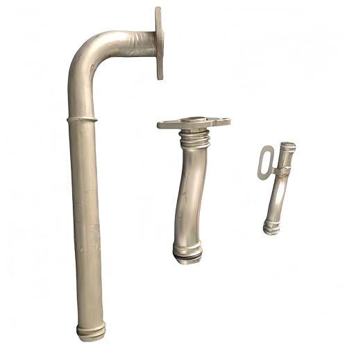 Engine Oil Cooler Pipe Kit, Compatible With Chevrolet Sonic Aveo5 Saturn Astra. Replacement OE#: 55353329 55353327 55353330