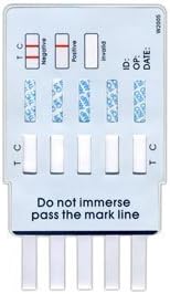 10 Panel Dip Drug Testing Kit, Test for 10 Different Drugs. (2 Pack)
