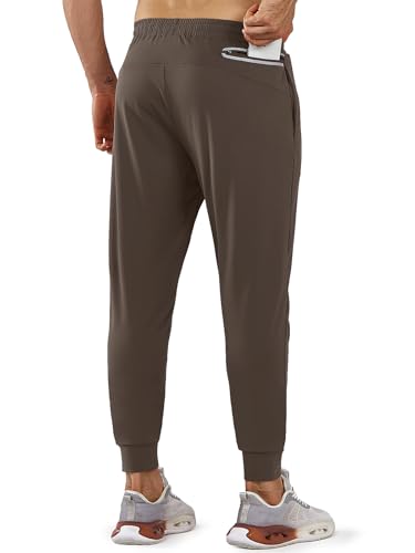 NORTHYARD Men's Joggers Pants with Zipper Pockets Lightweight Sweatpants Athletic Running Workout Track Pants for Men