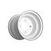 GTW 8 Inch Golf Cart Wheel and Tire Combo | White Steel Wheel on18x8.5-8 (18