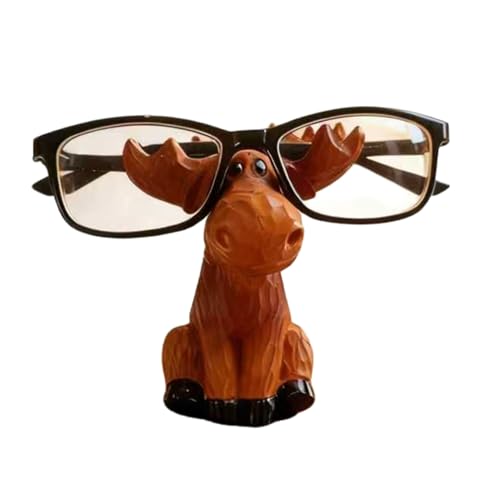 Moose Eyeglass Holder Stand, Cute Phone Stand For...