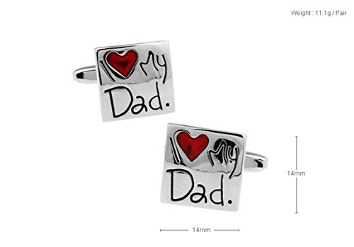 Set de mancuernas Daesar para hombre grabadas miniatura 5
