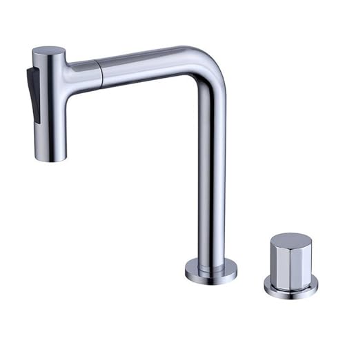 Robinet de lavabo de salle de bain avec douchette MOCHAMIK pour laver les cheveux facilement