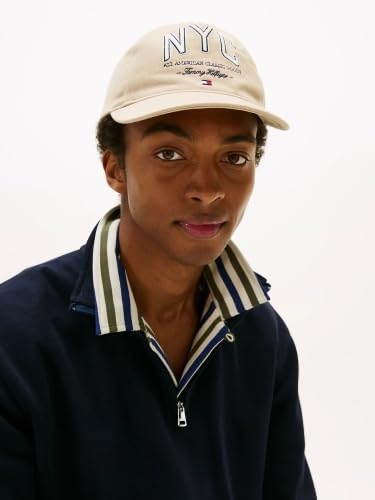 Tommy Hilfiger Flag Seasonal Cap, czapka baseballowa, beżowa