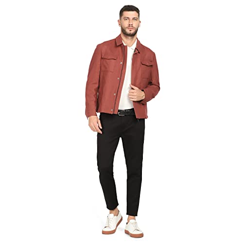 Image of Blackberrys Men's Solid A-Line Coat