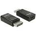 Produktbild Delock Adapter Displayport 1.2 (Stecker) HDMI (Buchse) 4K Passiv, schwarz, 65865