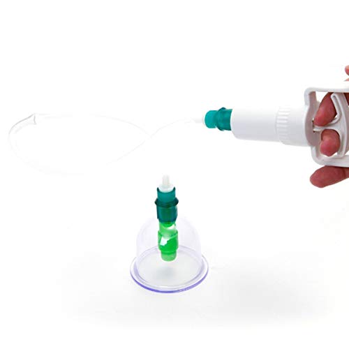 Conjunto de 12 copos com ventosas médicas chinesas, conjunto de bomba de sucção saudável, terapia de