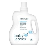 ATTITUDE Baby Laundry Fabric Softener Liquid, Made in Canada, Vegan and Naturally Derived Detergent, Plant Based, HE Washing Machine Compatible, 80 Loads, Chamomile, 2 L