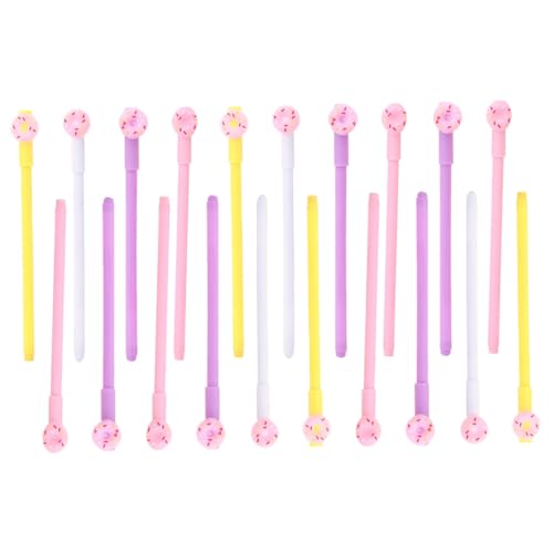 Zerodeko 20 bolígrafos de tinta gel donut dibujos animados