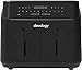 Produktbild Devology Doppelluftfritteuse - 4,5 L x 2 Unabhangige Zonen - Finish, Das Beide Gleichzeitig Fertig Macht - Digitale LED-Anzeige Airfryer Mit 12 Garprogrammen - Gesunde Olfreie Fritteuse