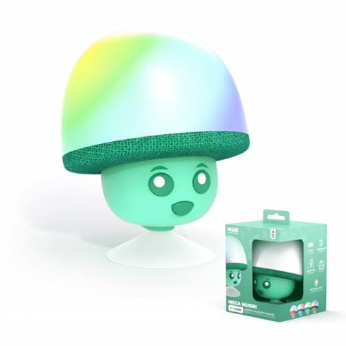 MOB – MOBILITY ON BOARD Mega Mush - Vert Enceinte Bluetooth Waterproof, Son Puissant, Multifonction, Se Ventouse Partout