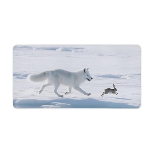Desk Pad Protector Alfombrilla Mouse 24x12 Pulgadas Blanco miniatura 5