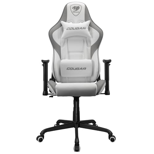 COUGAR Armor Elite - Silla para Videojuegos, Estructura de Acero, Piel de PVC Transpirable, Sistema reclinable de 160°, Capacidad de Peso de 120 kg, reposabrazos Ajustable 2D, Base de Acero 5