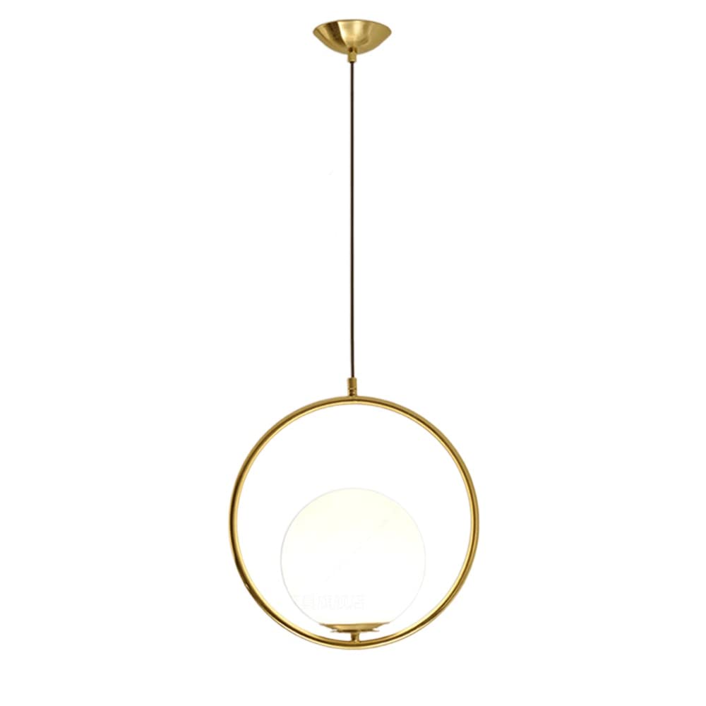 Luces de suspensión esféricas creativas para crear un comedor cálido y elegante