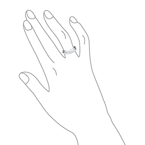 Bling Jewelry Stacking Style Simple 3 Three Row Wide Band Ring For Men Women Polished .925 Sterling Silver3