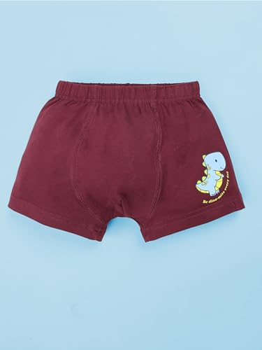 Image of KiddoPanti Boys Boxer Shorts Pack of 3 | Soft Cotton-Lycra Blend | Comfortable Fit with Bio Wash for All-Day Comfort | Kids Briefs