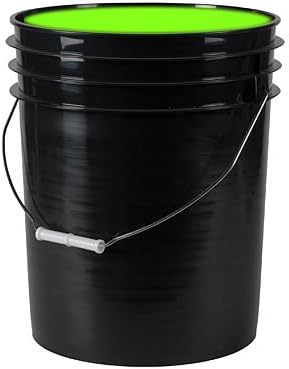 5-Gallon Green Washable Neon UV Paint - Glows Under Blacklight for Splash Parties, Paint Parties, and Color Runs