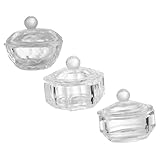 Gobelet à poudre pour ongles : convient aux professionnels, aux salons de manucure, aux écoles de nail art, aux artistes de nail art et à un usage personnel, gobelet en verre pour ongles