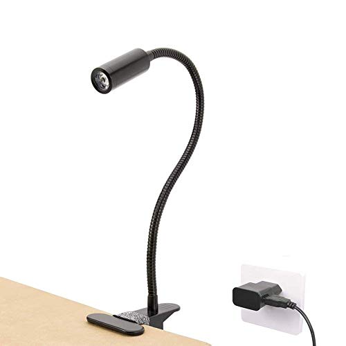 Preisvergleich Produktbild SXC Leselampe klemmlampe 3W Klemmleuchte, LED Schreibtischlampe Berührungssteuerung Dimmbar Augepflege Bettleuchte mit 3 Helligkeitstufe, Flexibel Büchlampe Bettlampe für Schlafzimmer