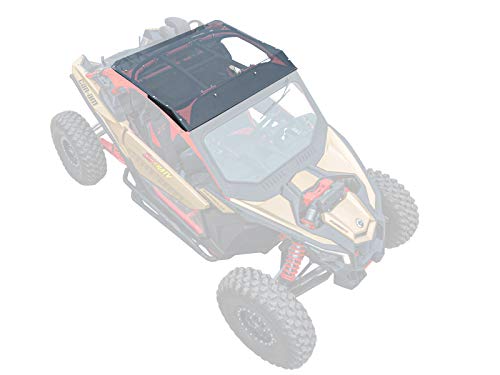 SuperATV Dark Tinted UTV Roof for 2017+ Can Am Maverick X3 (See Fitment) | Increases Visibility | Made of 1/4 Polycarbonate | Can Am Roof Keeps out Sun Rain & Debris | Rattle-Free Fit | USA Made