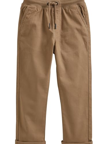 NEXT Schlupfhose mit geripptem Bund Hellbraun 6 Jahre
