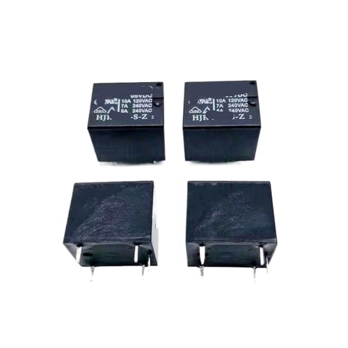 Relé de potencia de 12 V CC con 5 pines y 10 A para control de circuitos de automoción