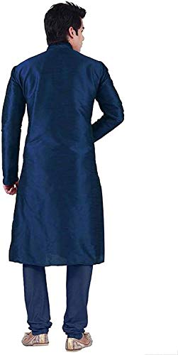Silk Blend Men's Kurta Pyjama Set/Kurta Pajama for Men