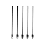 Design elegante ed elegante: con un'elegante finitura argentata, queste punte di ricambio non solo migliorano la funzionalità della penna, ma aggiungono anche un tocco elegante al tuo dispositivo.