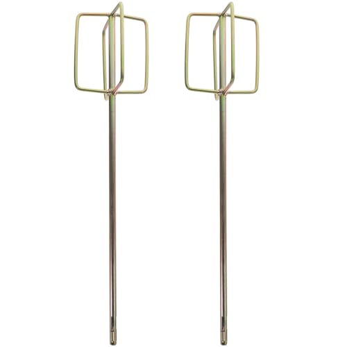 Gadpiparty Varillas Mezcladoras para Taladro Eléctrico 2 Piezas Accesorios para Herramientas Eléctricas Varillas Agitadoras de Aleación Resistente para Mezclar Cemento Reutilizable