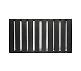 Zaunelemente Gartenzaun Zaunlatten Lattenzaun Vorgartenzaun aus Holz 2er-Set L187 cm x H50 cm...