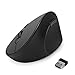 Produktbild DeLux Vertikale Maus Wireless Ergonomische Maus 3 Einstellbare DPI (800-1000-1600 DPI) 6 Tasten Optische Maus für Laptop PC Computer
