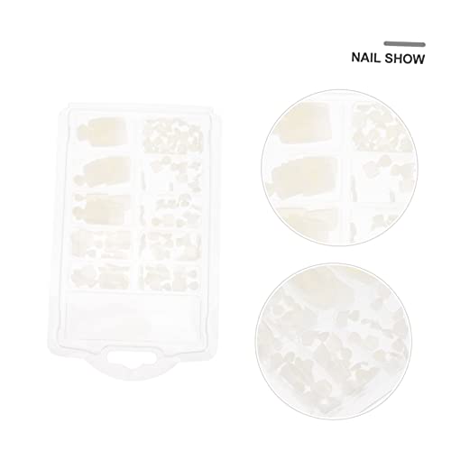 FRCOLOR 3 Caixas De Flocos De Unhas Unhas Artificiais Pontas De Unhas Para Senhora Miss Press Machin