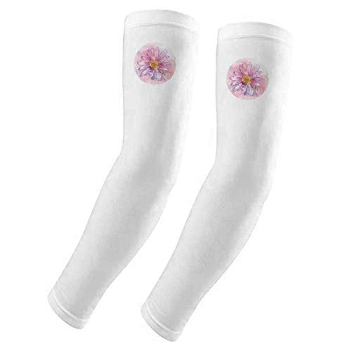 Housse de gants aquarelle chrysanthème rose pour protection élégante et étui souple quotidien