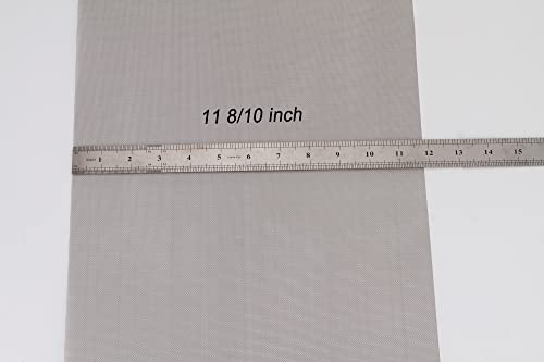 2Pack Stainless Steel Woven Wire Mesh Roll Screen Sheet,Air Vent Mesh 11 8/10"X47 2/10",Door Window Inserts/Fly Covers For Food/Squirrel Fan/Rv Screen Door Protector/Chicken Fence,60 Mesh Easy To Cut #TOP2
