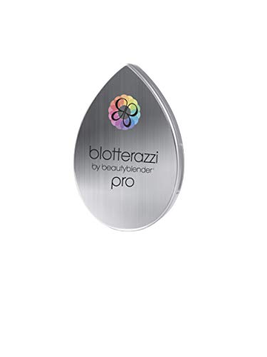 beautyblender  blotterazzi pro reusable makeup blotting sponge includes mirrored compact re-texturize makeup absorb excess oil and shine