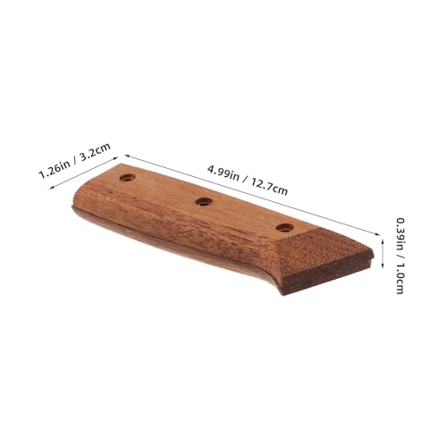 DOITOOL 2pcs Anti-Skid Wooden Knife Handle: Non-Slip Grip & Easy-to-Install Wood Handle for Cutters and Kitchen Knives for Enhanced Comfort and Control - Image 3